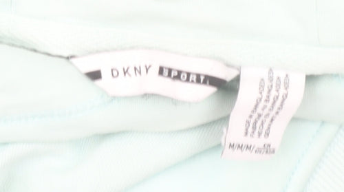 DKNY Sport Women's Blue Pullover Hoodie Size M Cotton Blend