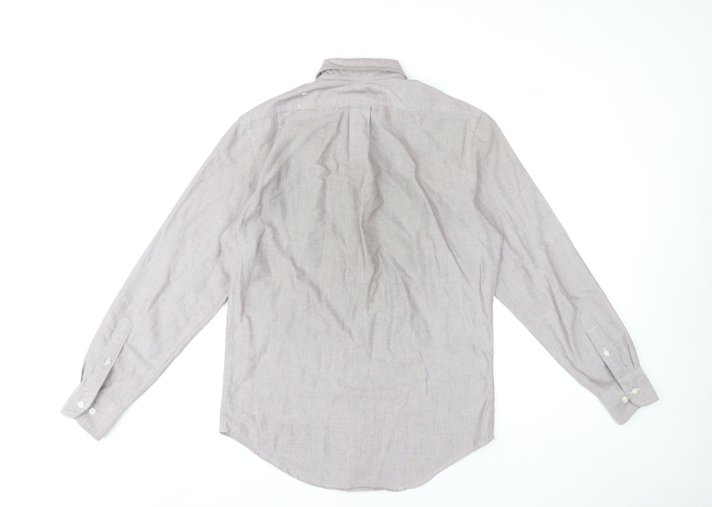 U.S. Polo Assn. Men's Beige Classic Fit Long Sleeve Dress Shirt S