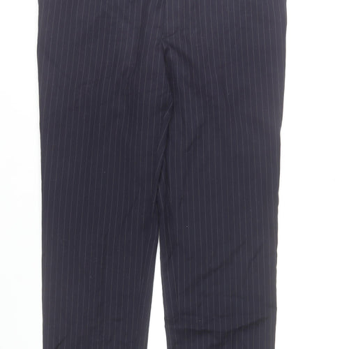Chaplins Men’s Blue Pinstripe Wool Dress Trousers 40L