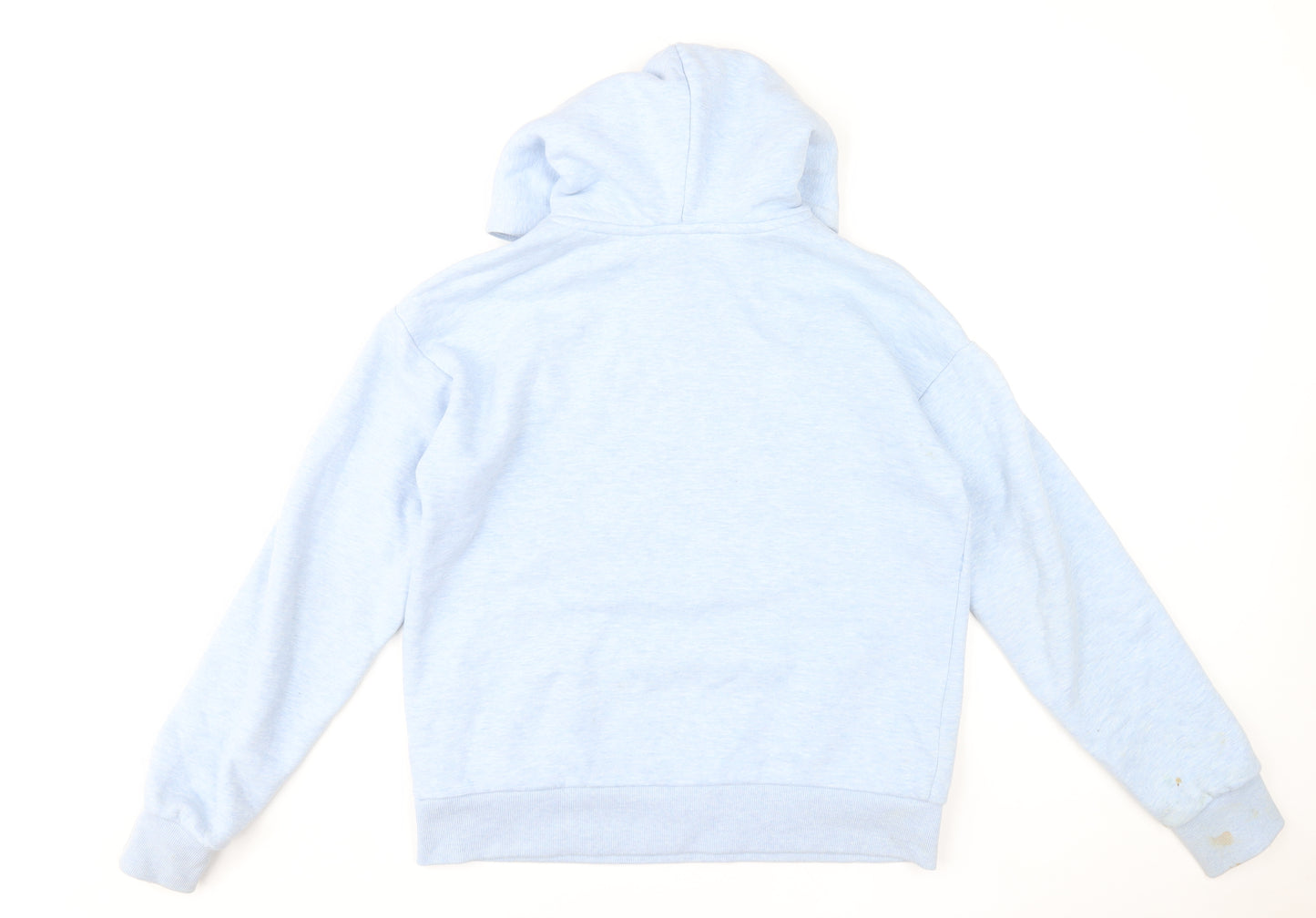 USA Pro Women's Light Blue Pullover Hoodie UK 10 Cotton Blend