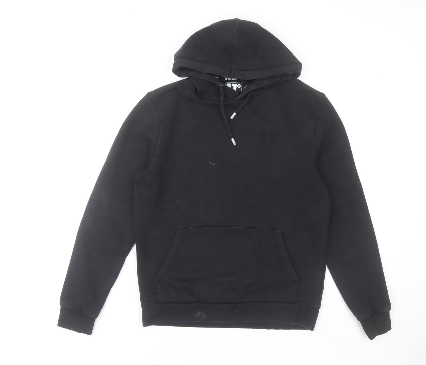 11 Degrees Men's Black Pullover Hoodie Size M Regular Fit