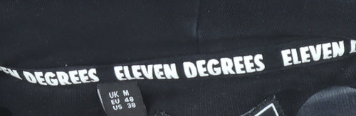 11 Degrees Men's Black Pullover Hoodie Size M Regular Fit