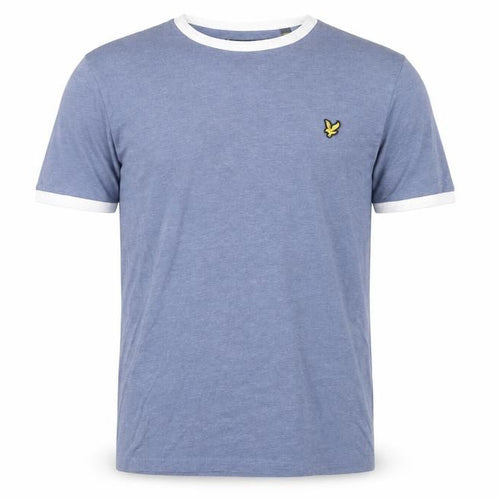 Lyle & Scott Mens Blue Crew Neck Short Sleeve T-Shirt Size M