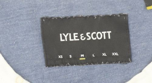 Lyle & Scott Mens Blue Crew Neck Short Sleeve T-Shirt Size M