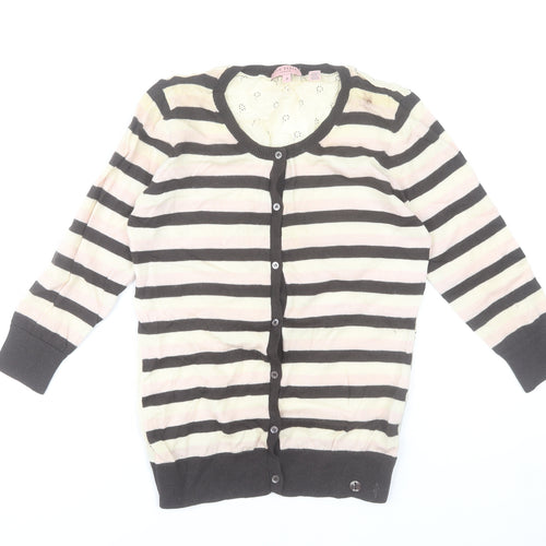 Ted Baker Women's Multicoloured Wool Silk Cardigan Size 10