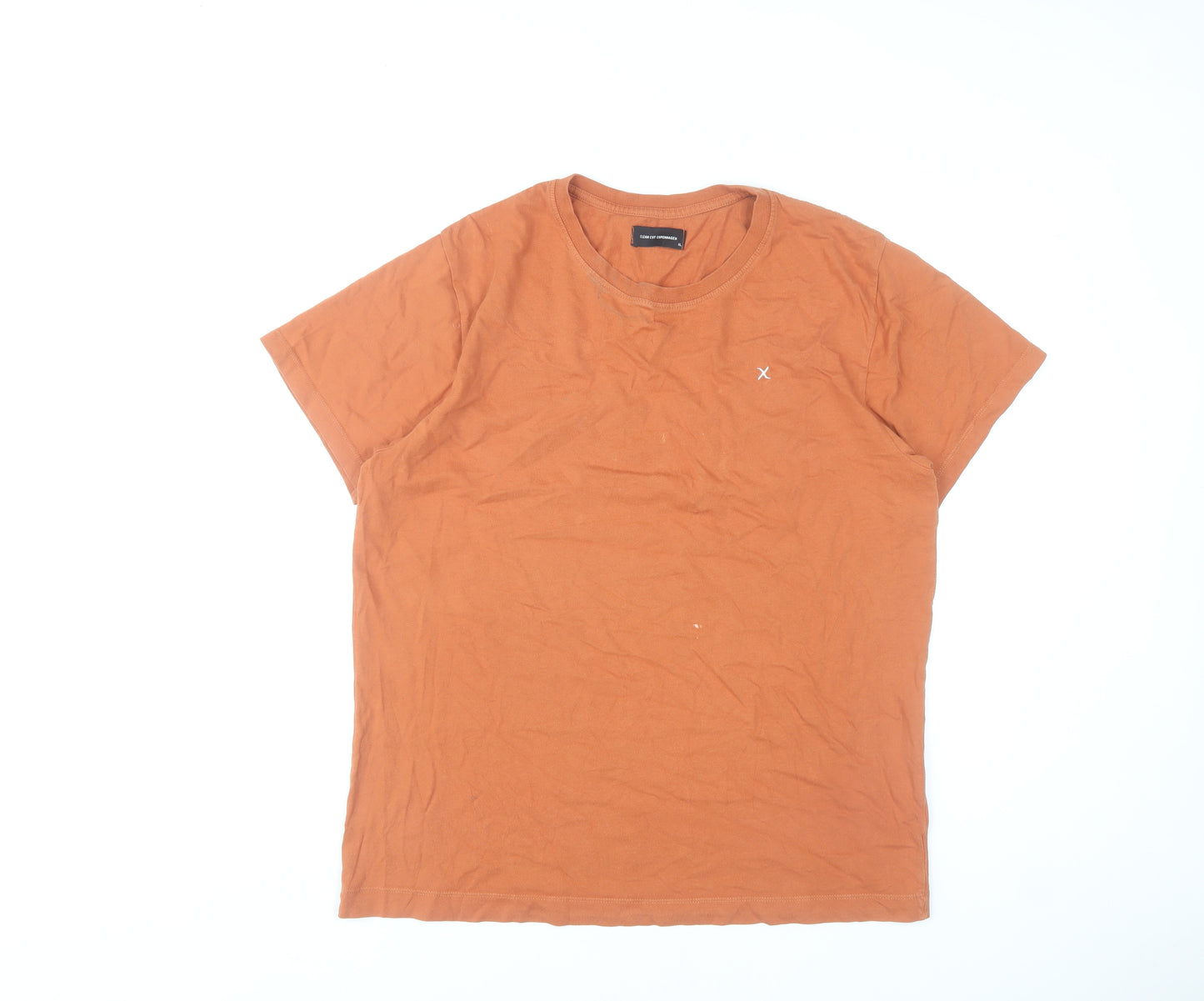 Clean Cut Copenhagen Men's Brown XL Organic Cotton T-Shirt