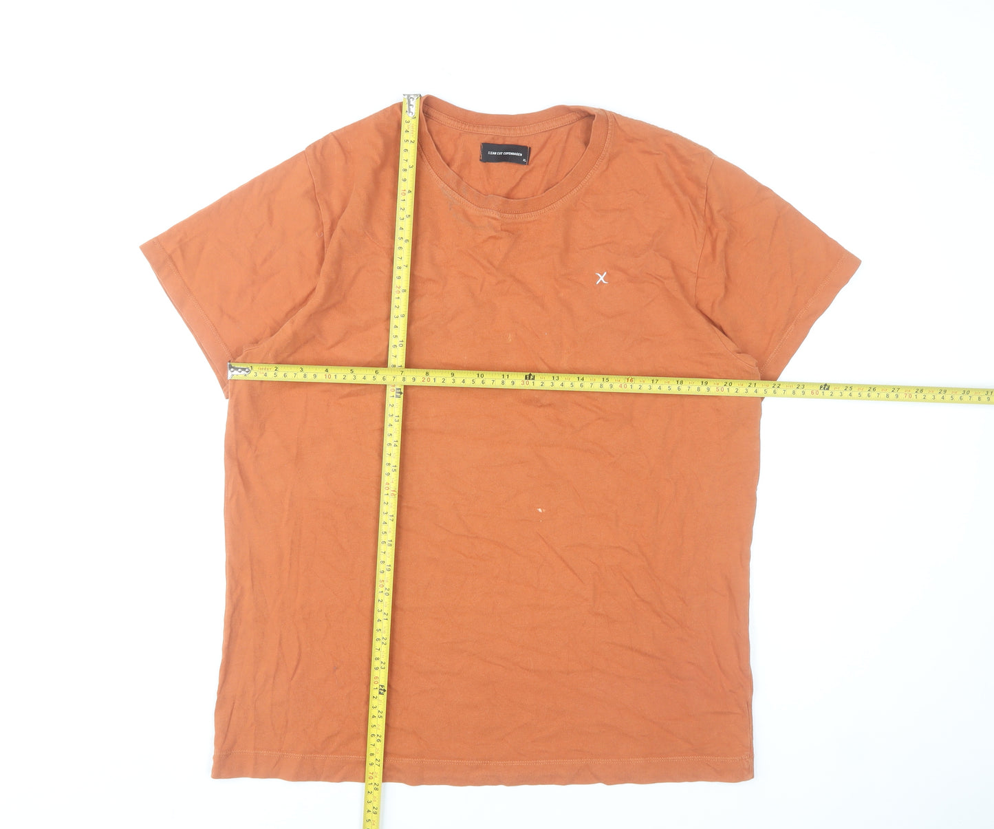 Clean Cut Copenhagen Men's Brown XL Organic Cotton T-Shirt