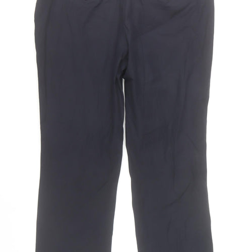 Massimo Dutti Men's Black Slim Fit Chino Trousers Size M