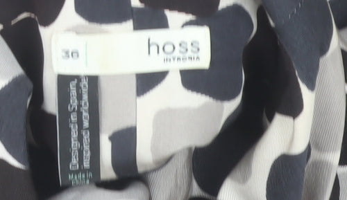 Hoss Intropia Women's Multicoloured Geometric Silk Cotton Jacket Size 8