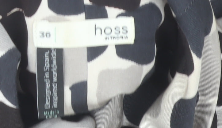 Hoss Intropia Women's Multicoloured Geometric Silk Cotton Jacket Size 8