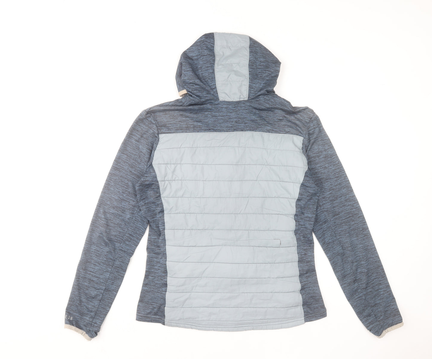 Dare 2B Women's Blue Hooded Puffer Jacket Size 10 Lightweight Outdoor