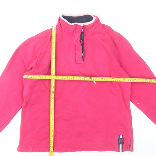 Rydale Womens Pink Pullover Sweatshirt Medium 100% Cotton
