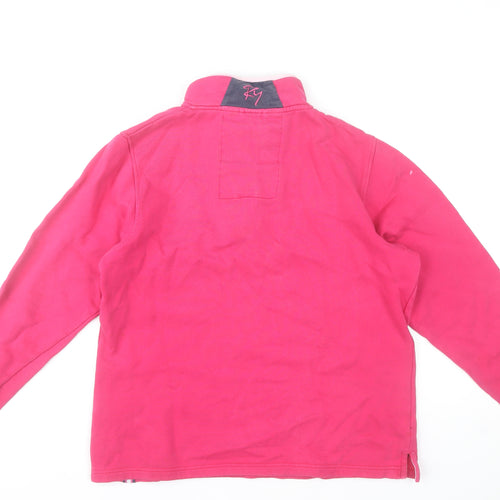 Rydale Womens Pink Pullover Sweatshirt Medium 100% Cotton