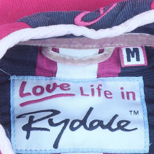 Rydale Womens Pink Pullover Sweatshirt Medium 100% Cotton