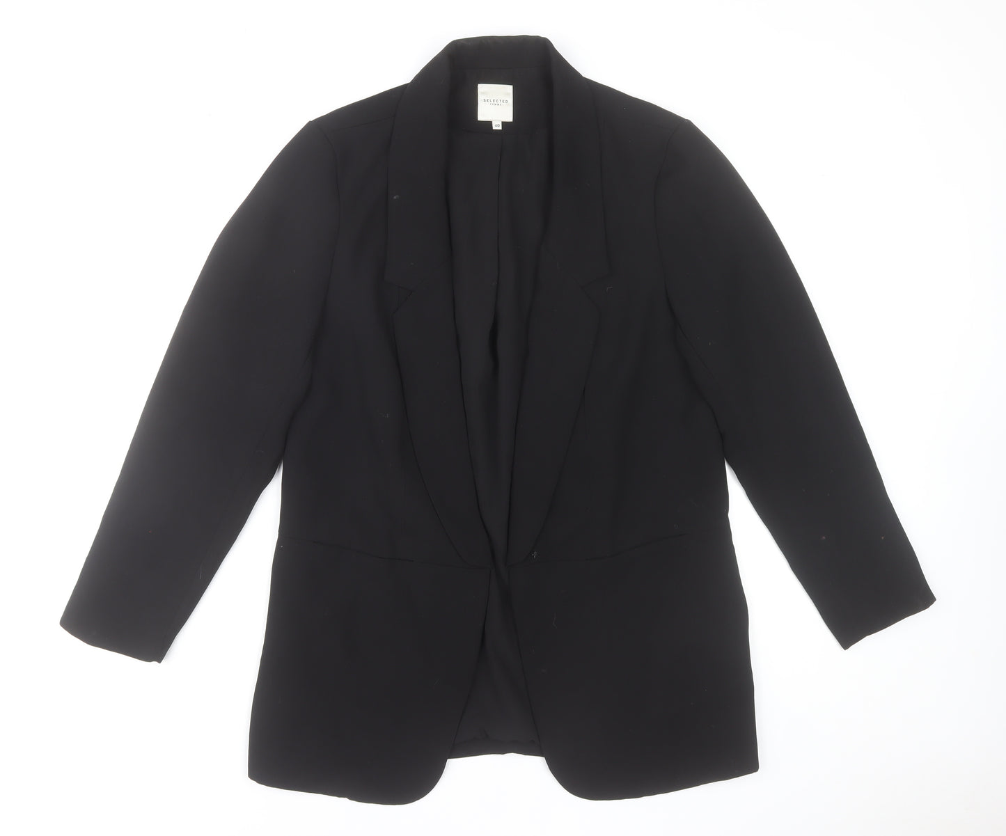 SELECTED FEMME Women’s Black Size 12 Tailored Blazer Jacket