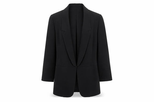Front view of SELECTED FEMME Women’s Black, size UK 12, Tailored Blazer Jacket