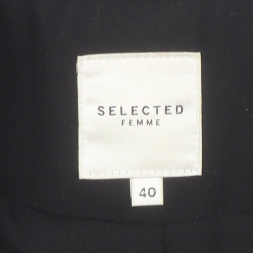 SELECTED FEMME Women’s Black Size 12 Tailored Blazer Jacket