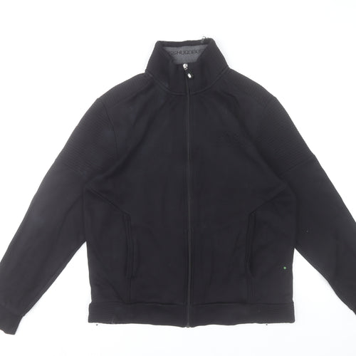 Hugo Boss Men’s Black Full Zip Sweatshirt Regular Fit M