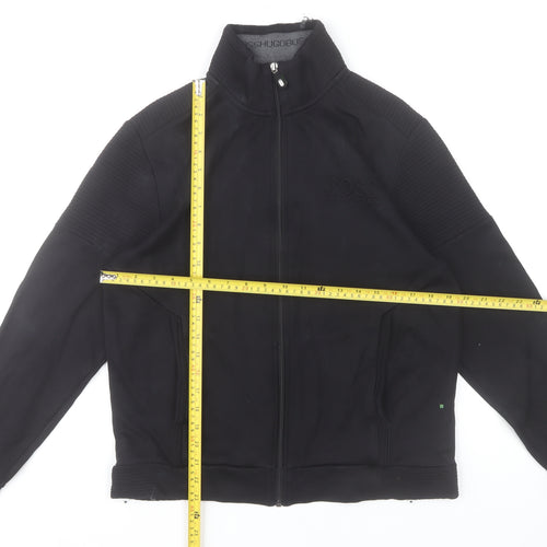 Hugo Boss Men’s Black Full Zip Sweatshirt Regular Fit M