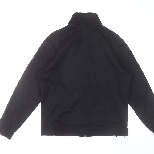 Hugo Boss Men’s Black Full Zip Sweatshirt Regular Fit M