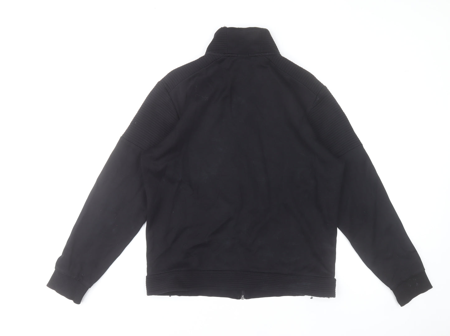 Hugo Boss Men’s Black Full Zip Sweatshirt Regular Fit M