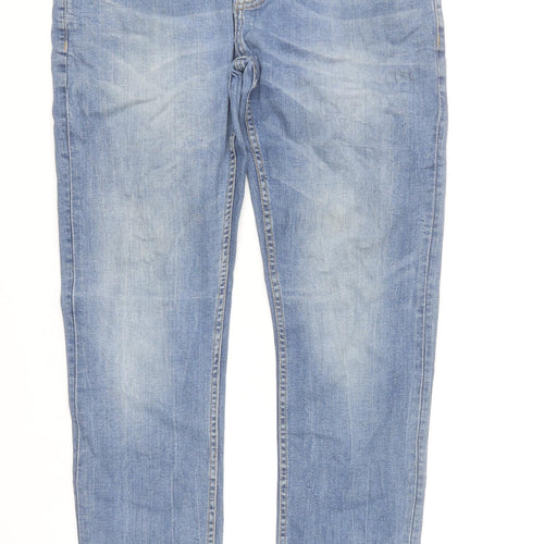 ASW85 Denim Men's Blue Slim Straight Jeans 34R