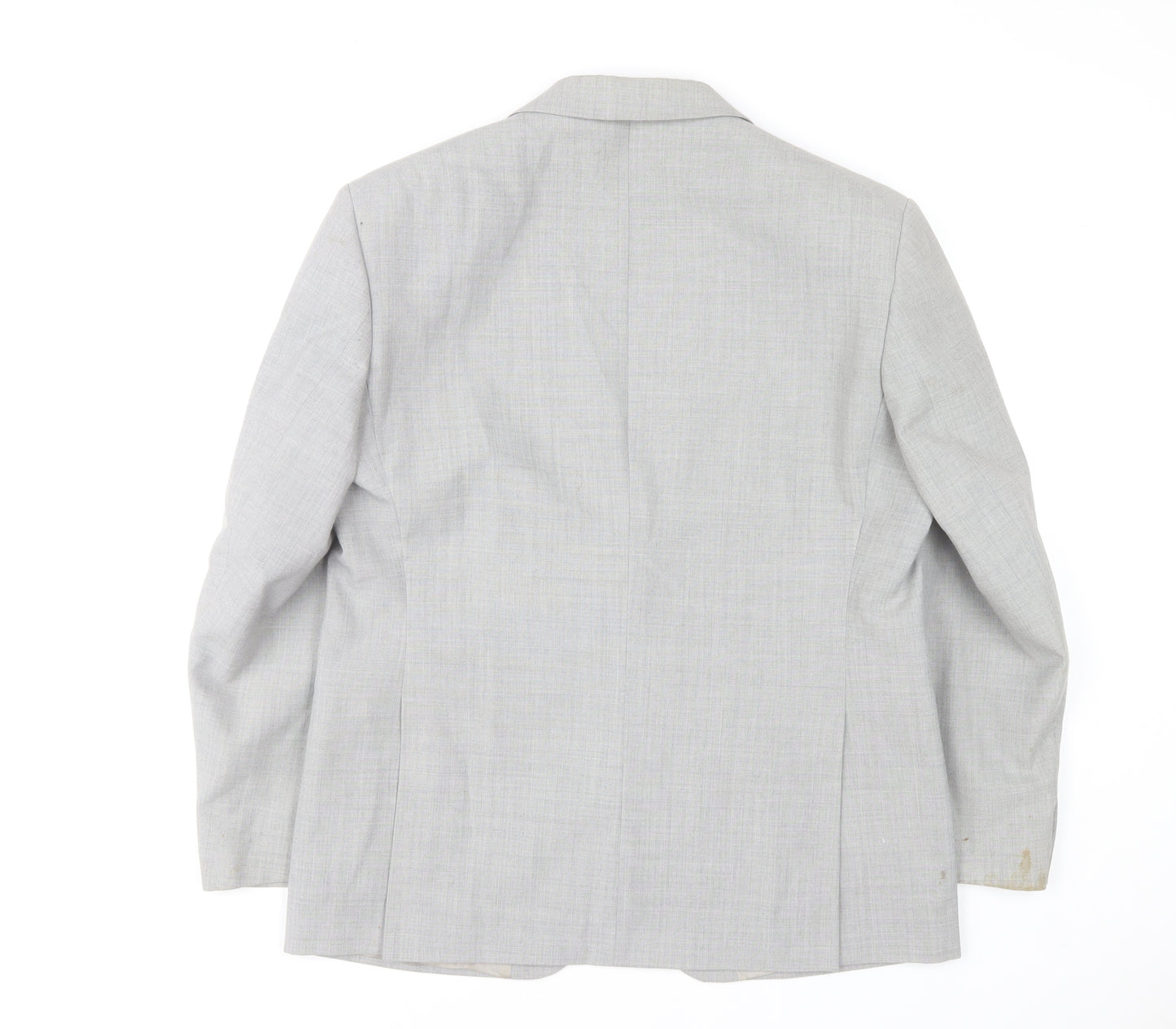 Varteks International Men's Grey Wool Blend 42 Blazer Jacket