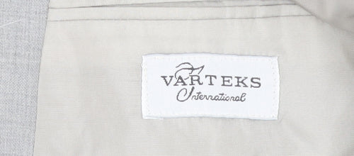 Varteks International Men's Grey Wool Blend 42 Blazer Jacket