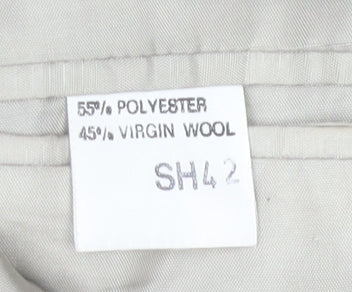Varteks International Men's Grey Wool Blend 42 Blazer Jacket