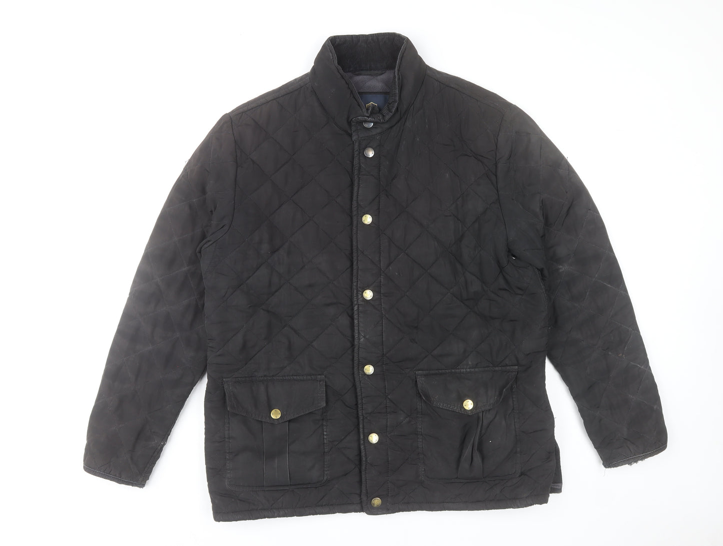 Howick Men's Black Quilted Jacket L The Pembroke Outdoor Coat