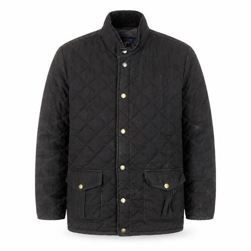 Howick Men's Black Quilted Jacket L The Pembroke Outdoor Coat