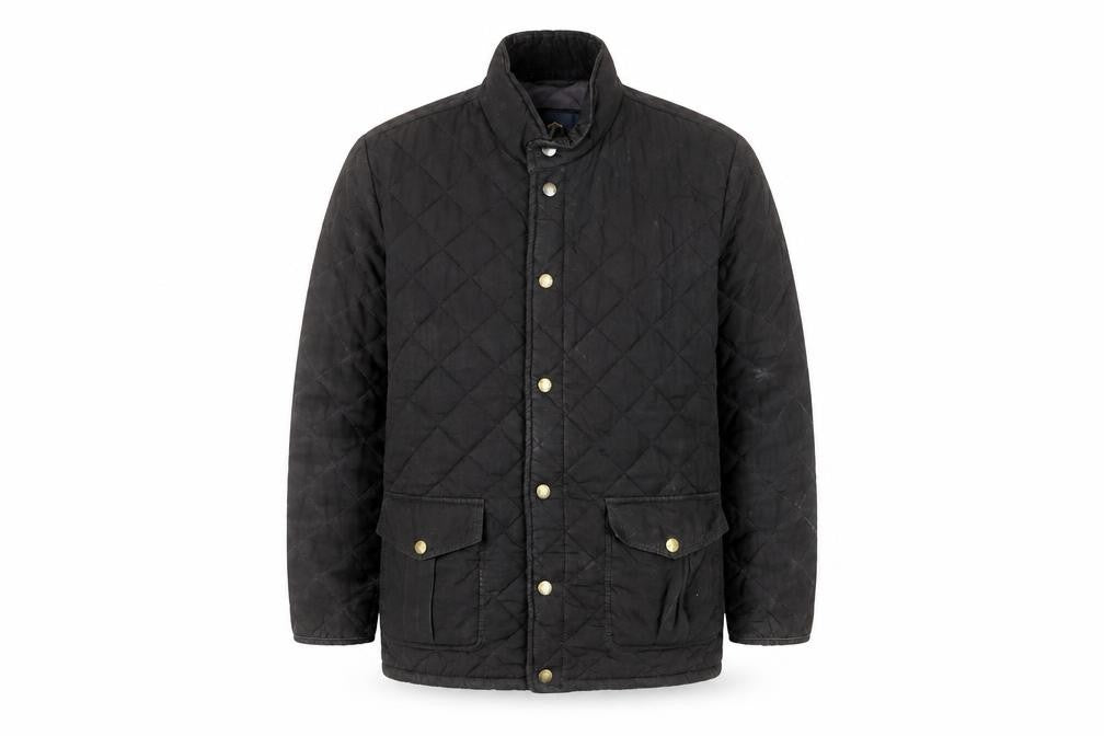Howick Men's Black Quilted Jacket L The Pembroke Outdoor Coat