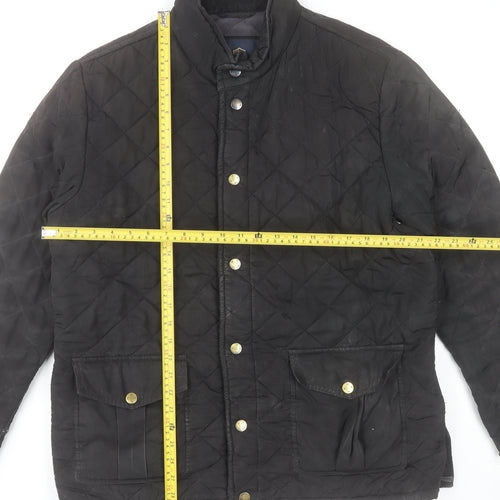 Howick Men's Black Quilted Jacket L The Pembroke Outdoor Coat