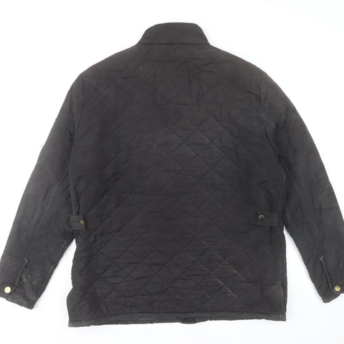 Howick Men's Black Quilted Jacket L The Pembroke Outdoor Coat