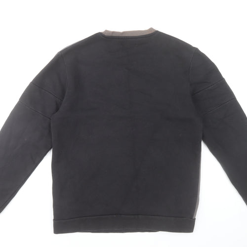 Adidas Men’s Grey Small Pullover Sweatshirt Crew Neck Sportswear