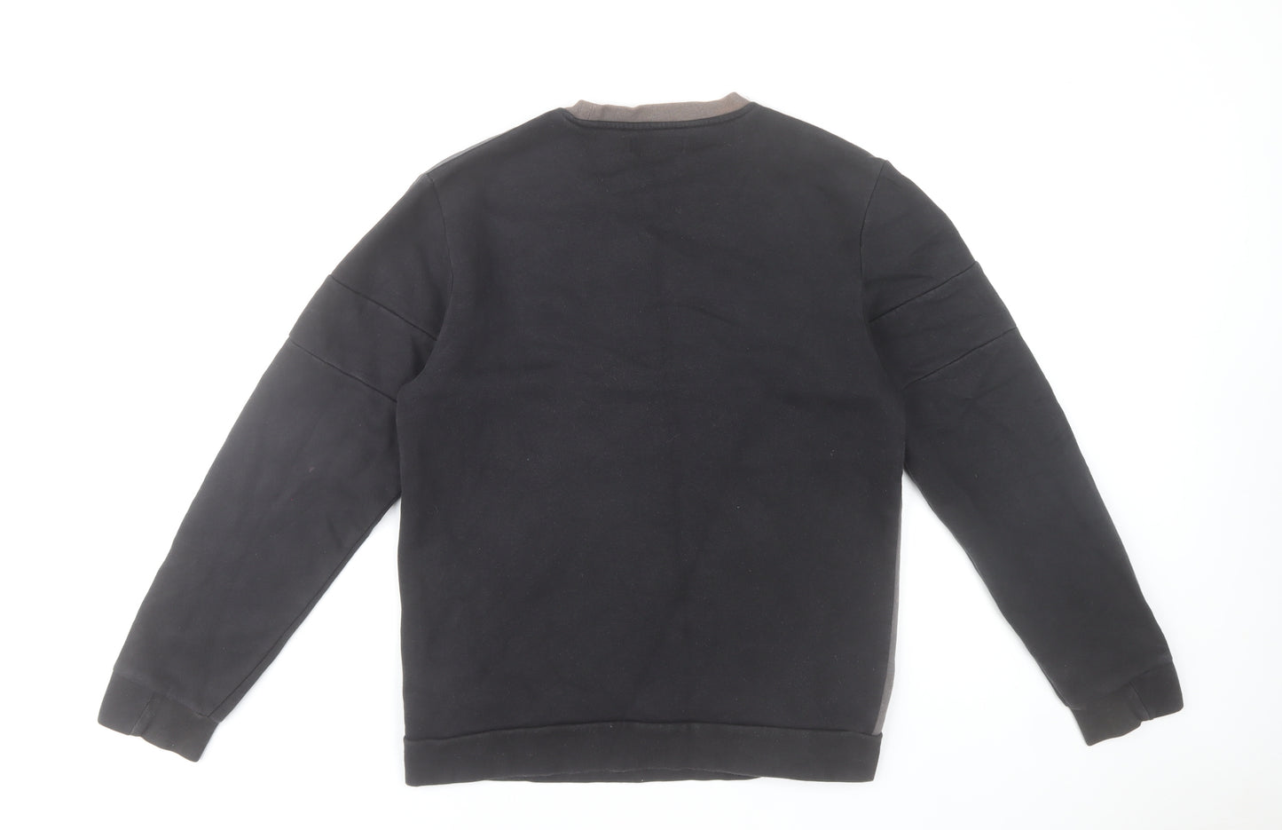Adidas Men’s Grey Small Pullover Sweatshirt Crew Neck Sportswear