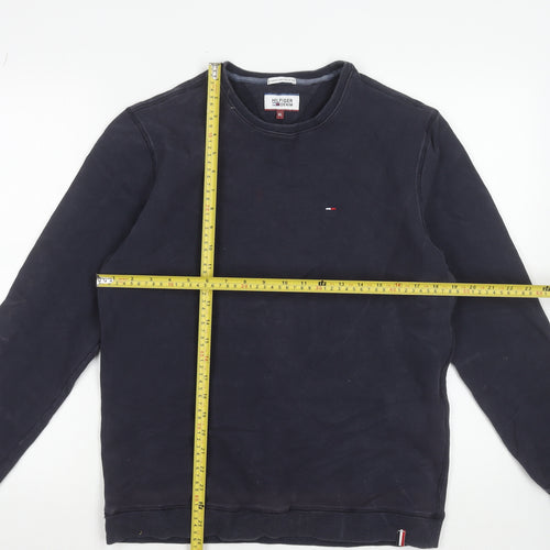Tommy Hilfiger Denim Men's Navy XL Crew Neck Sweatshirt