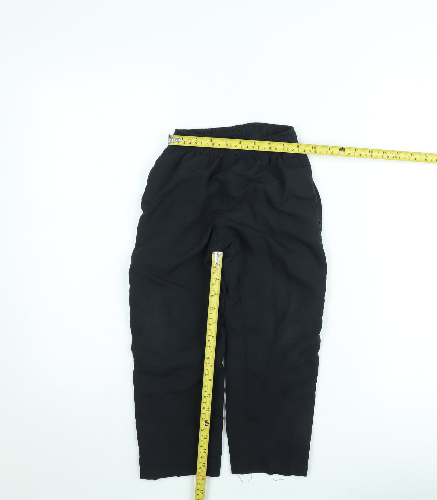 Dunnes Stores Boys Black 5-6 Years Jogger Trousers Elastic Waist