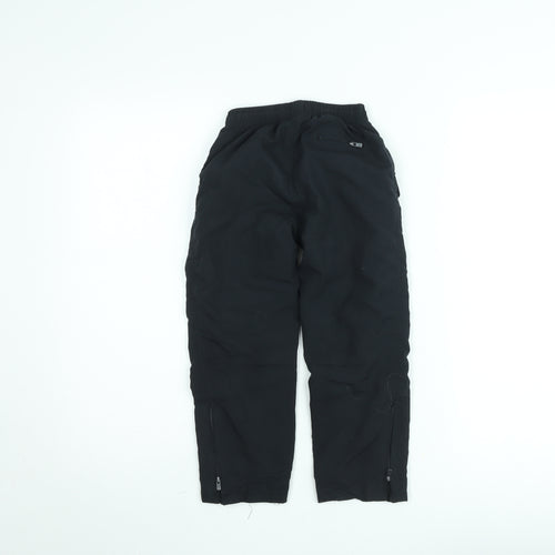 Dunnes Stores Boys Black 5-6 Years Jogger Trousers Elastic Waist