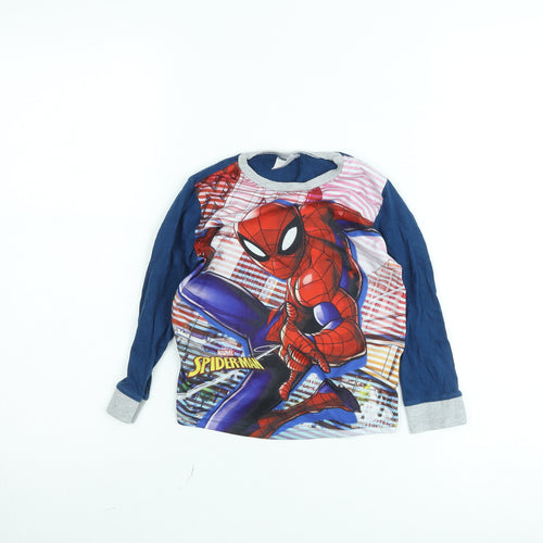 Marvel Boys Multicoloured Spider-Man Long Sleeve T-Shirt 5-6 Years