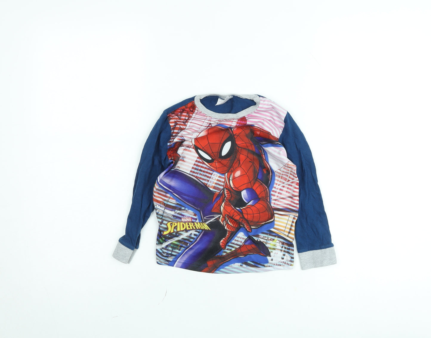 Marvel Boys Multicoloured Spider-Man Long Sleeve T-Shirt 5-6 Years