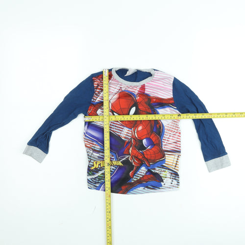 Marvel Boys Multicoloured Spider-Man Long Sleeve T-Shirt 5-6 Years