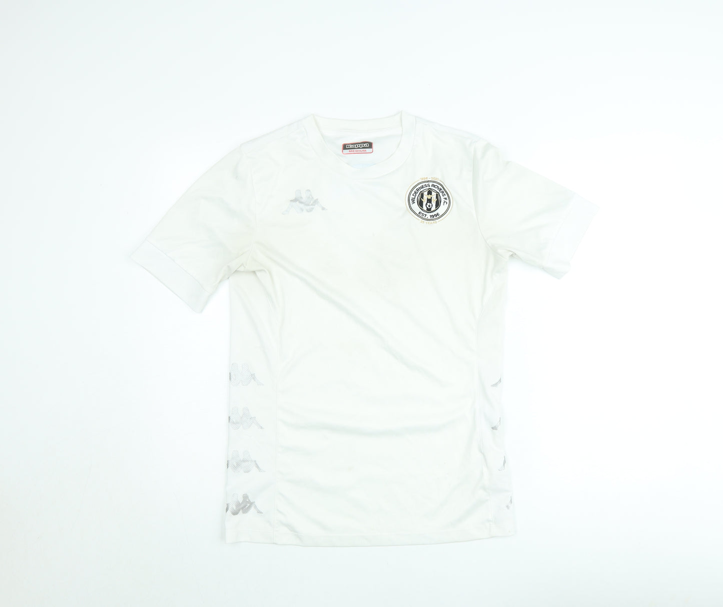 Kappa Men's White Medium Athletic Sports T-Shirt