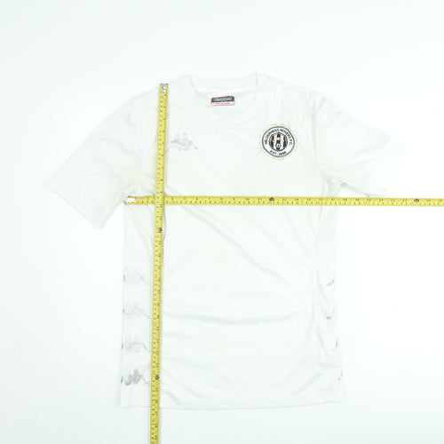 Kappa Men's White Medium Athletic Sports T-Shirt