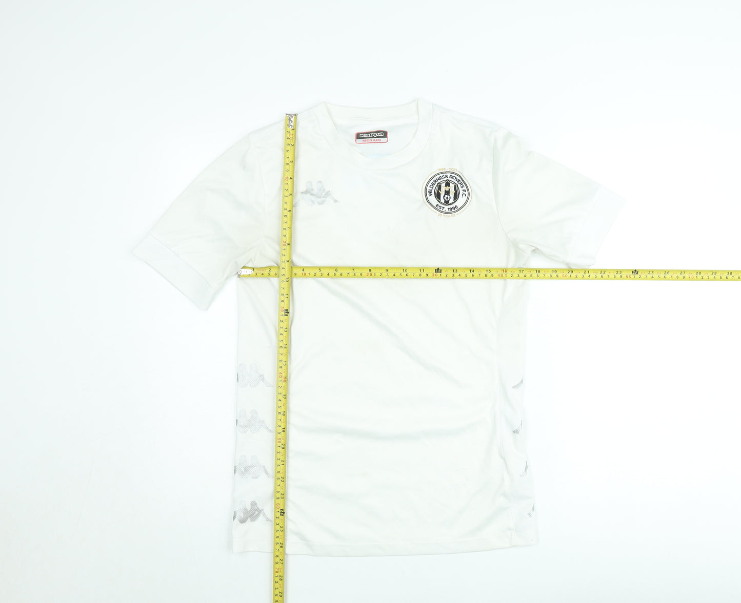 Kappa Men's White Medium Athletic Sports T-Shirt