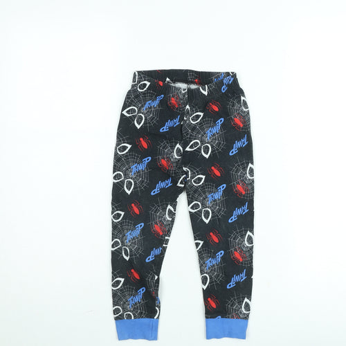Marvel Spider-Man Boys Black Pyjama Pants 4-5 Years Superhero Sleepwear