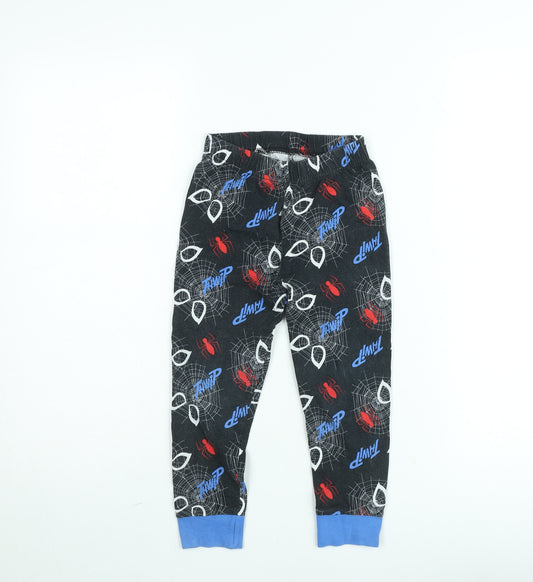 Marvel Spider-Man Boys Black Pyjama Pants 4-5 Years Superhero Sleepwear