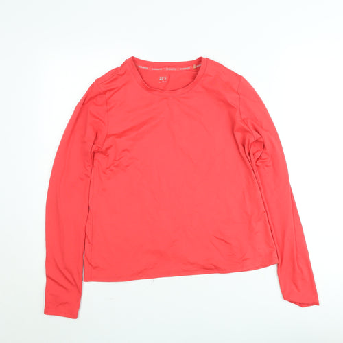 Marks and Spencer Goodmove Red Long Sleeve Stretch Top Women’s Size 12