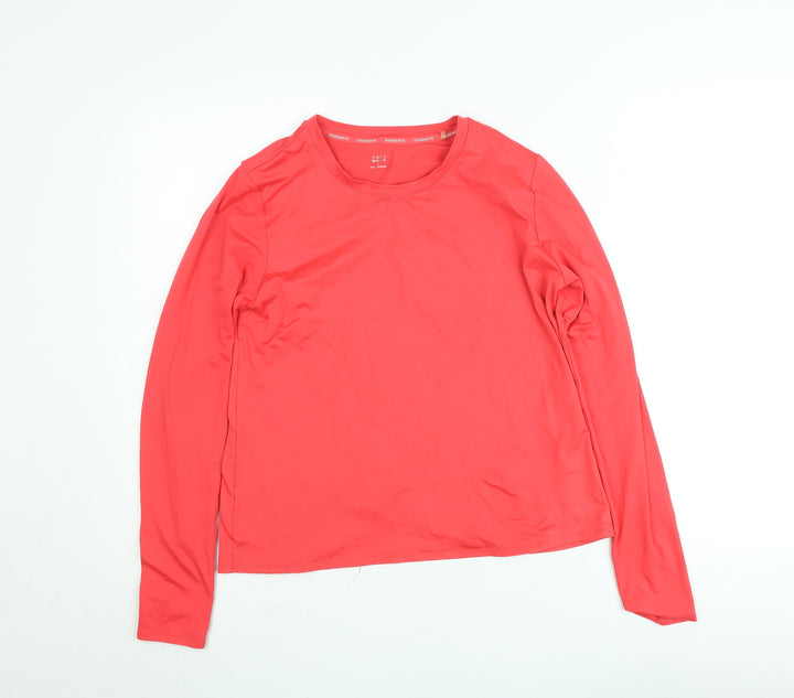 Marks and Spencer Goodmove Red Long Sleeve Stretch Top Women’s Size 12