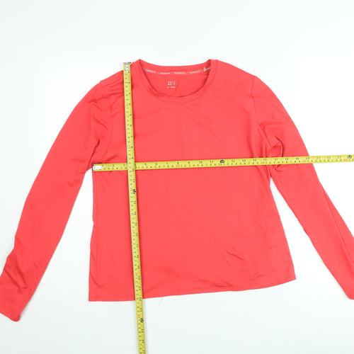 Marks and Spencer Goodmove Red Long Sleeve Stretch Top Women’s Size 12